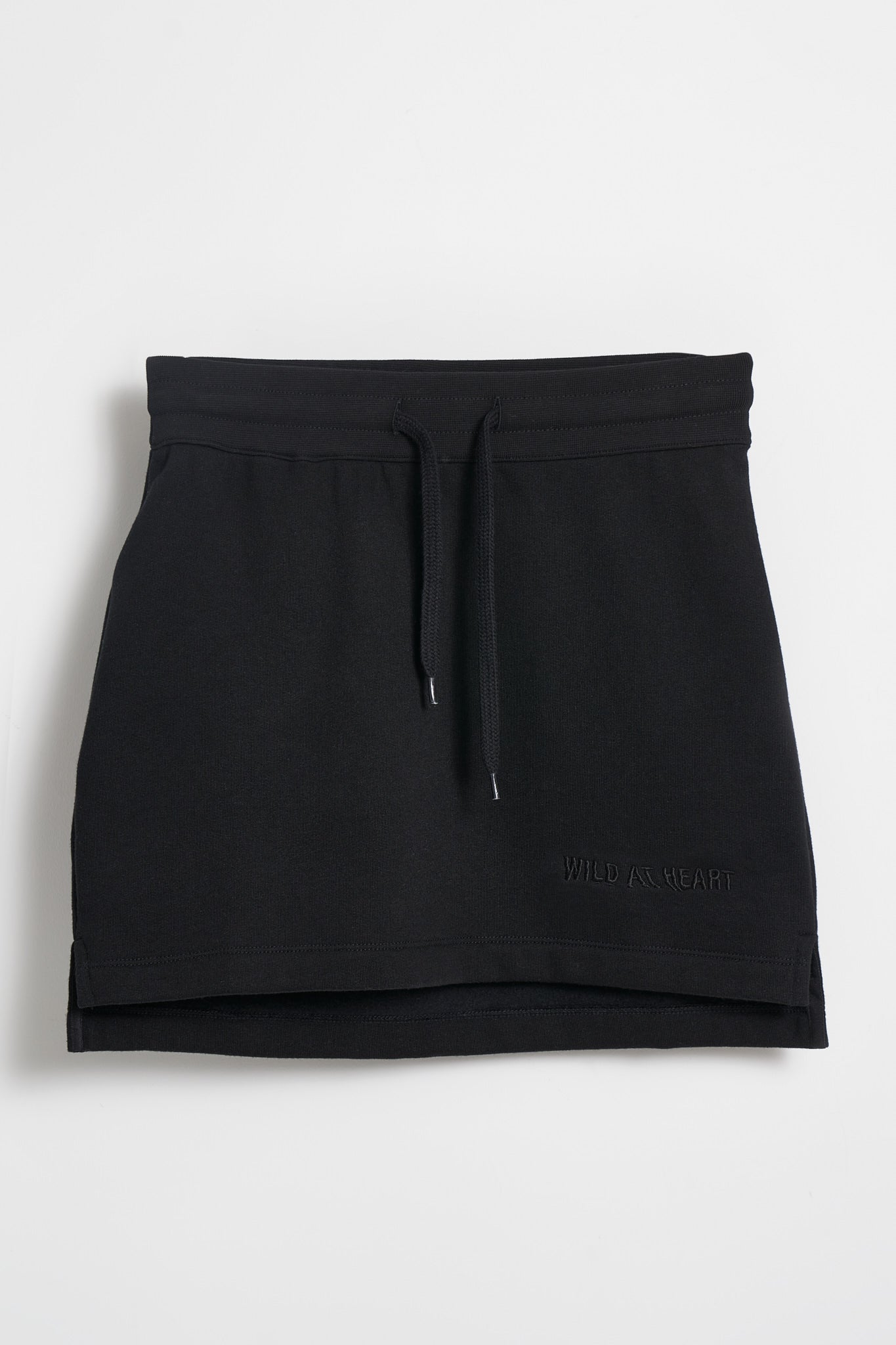 BLACK FLEECE MINI SKIRT