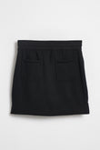BLACK FLEECE MINI SKIRT