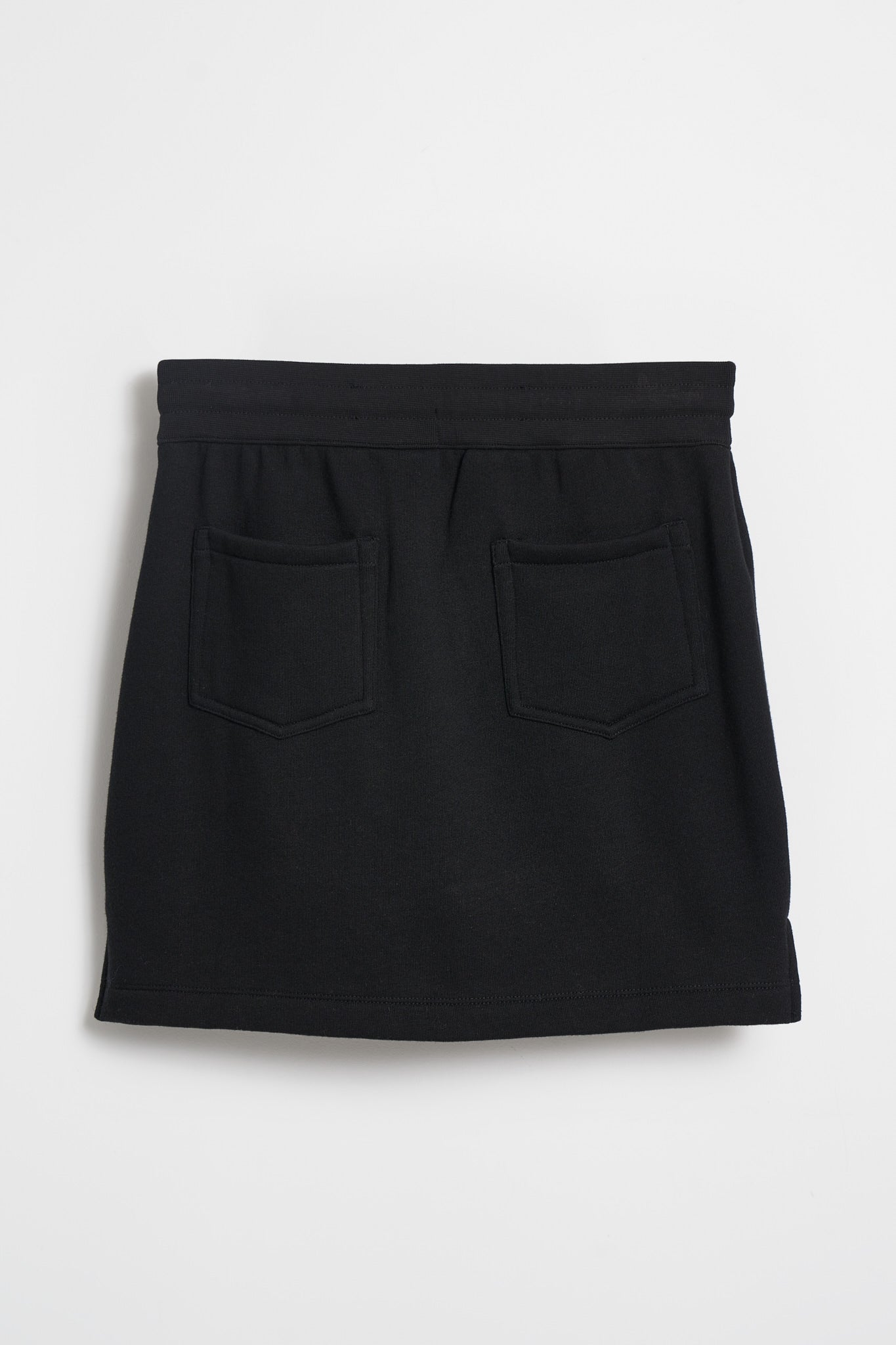 BLACK FLEECE MINI SKIRT
