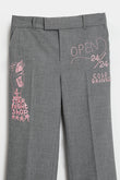 MATT EMBROIDERY GREY/PINK