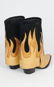 FIRE BASSE CAMEL/NOIR