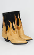 FIRE BASSE CAMEL/NOIR