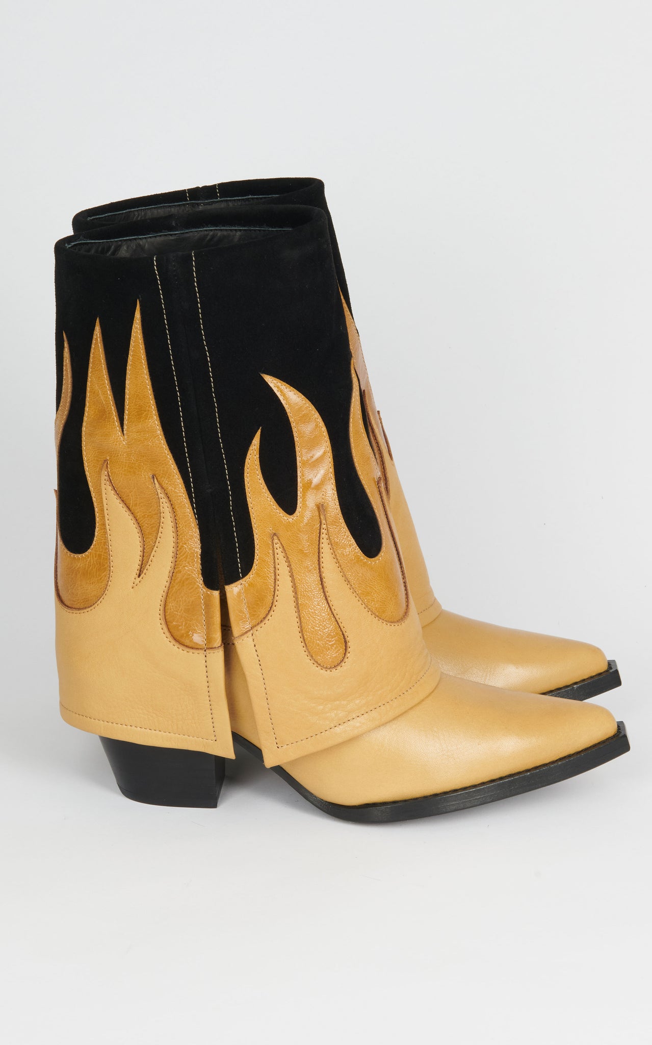 FIRE BASSE CAMEL/NOIR