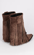 JANIS LOW BROWN SUEDE