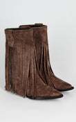 JANIS LOW BROWN SUEDE